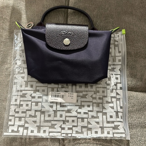 Longchamp Handbags - Longchamp pouch bilberry